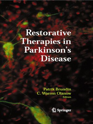 cover image of Restorative Therapies in Parkinson's Disease
